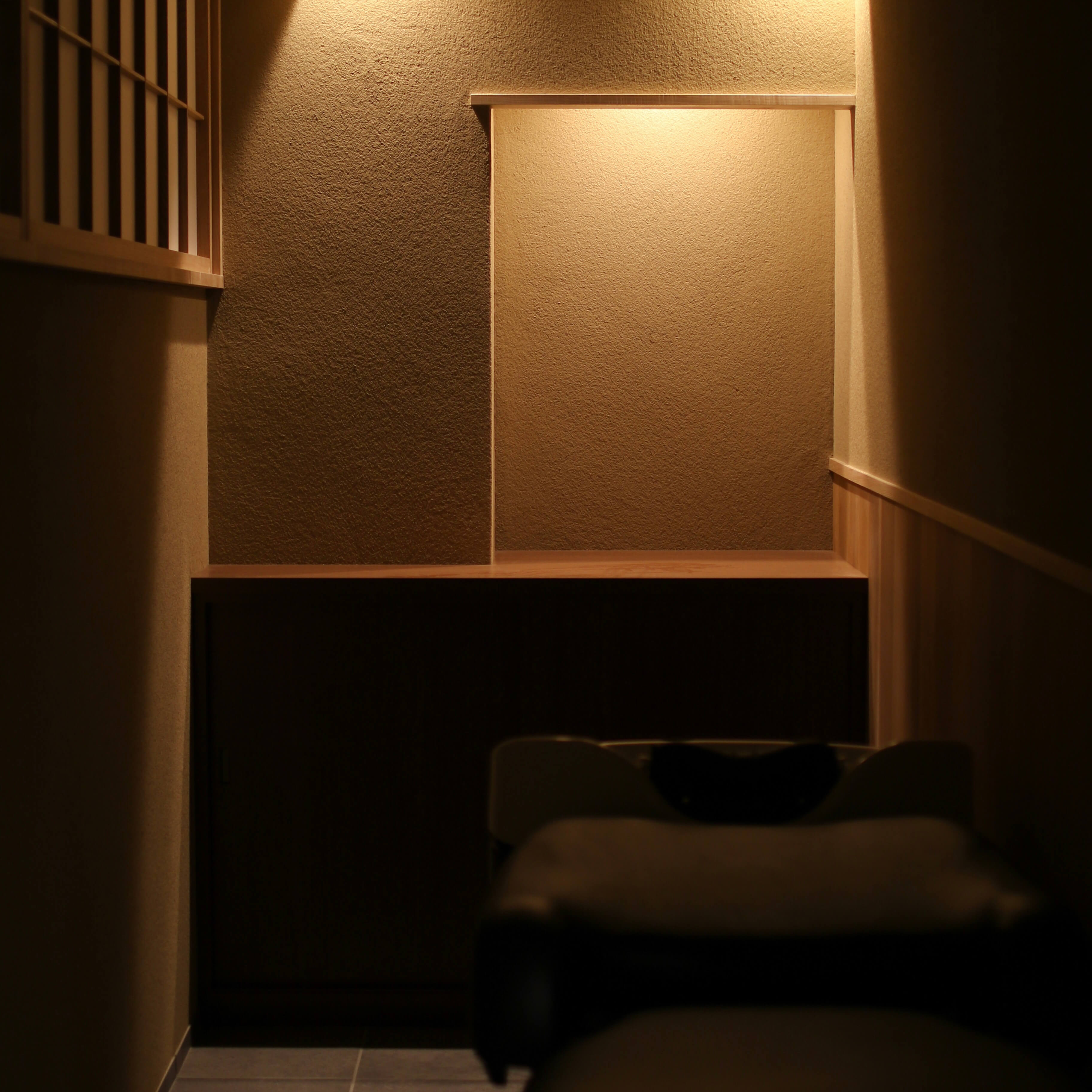 間 spa の施術